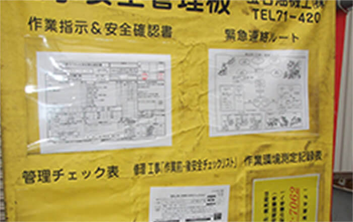 リスクアセスメント表の作成